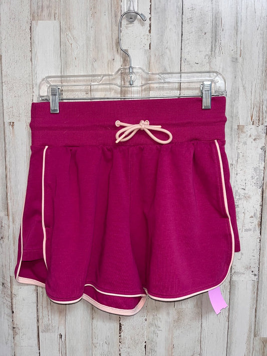 PLUM OLD NAVY COTTON CORD TRIM ACTIVE SHORTS, LADIES M