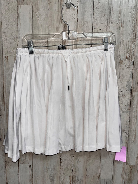 WHITE VUORI PLEATED DRY FIT SKORT, LADIES M