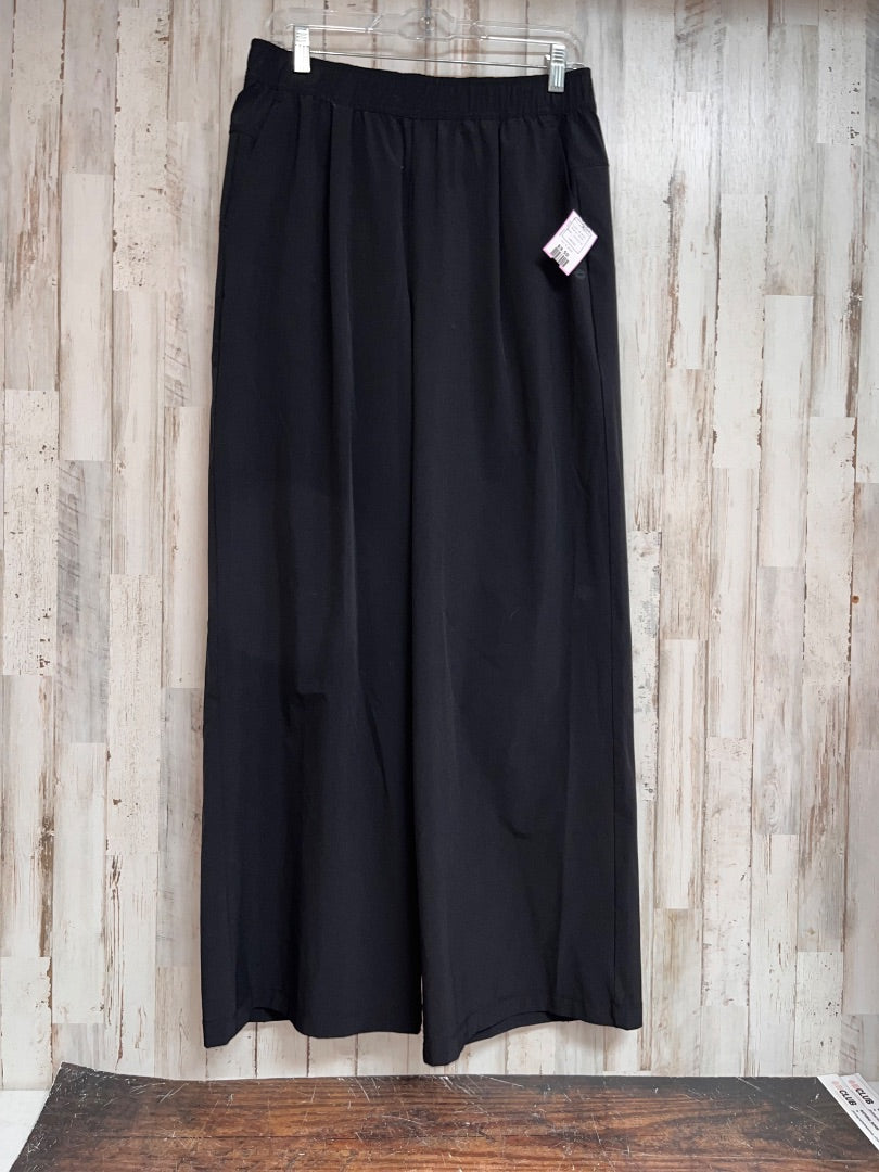 BLACK  DRY FIT WIDE LEG PANTS, LADIES M