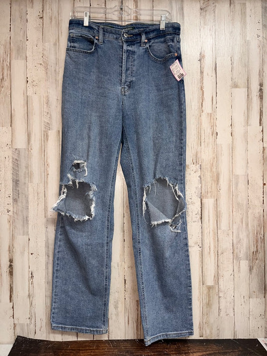 DENIM WILD FABLE SZ 8 RIPPED HIGH RISE JEANS, LADIES M