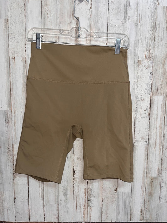 TAUPE ZENANA BIKER SHORTS, LADIES L