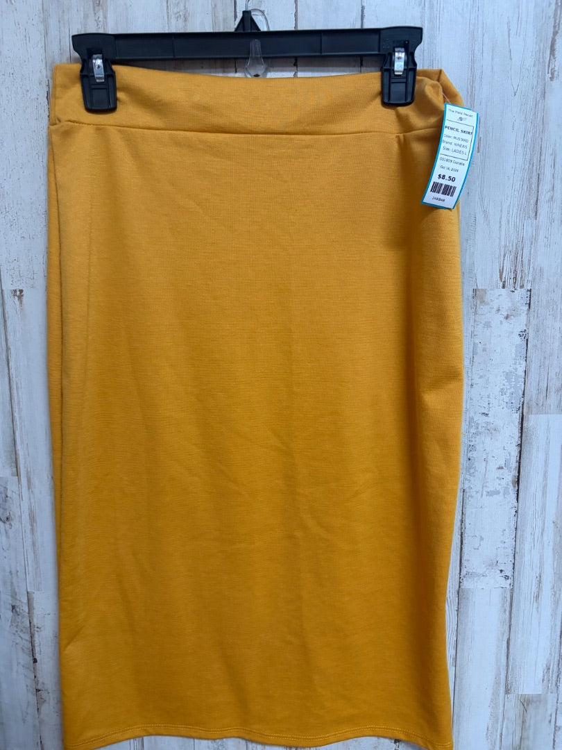 MUSTARD NINEXIS PENCIL SKIRT, LADIES L