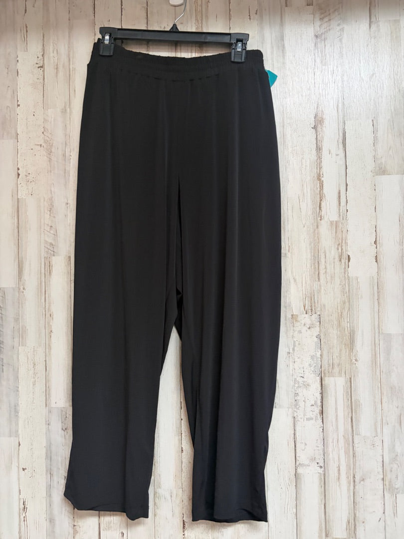 BLACK CATO 22/24 WIDE LEG PANTS, LADIES 3X