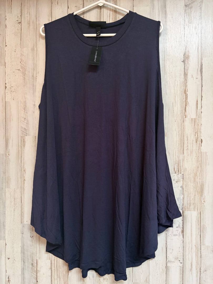 NAVY LANE BRYANT NEW 26/28 SOFT KNIT TUNIC, LADIES 4X