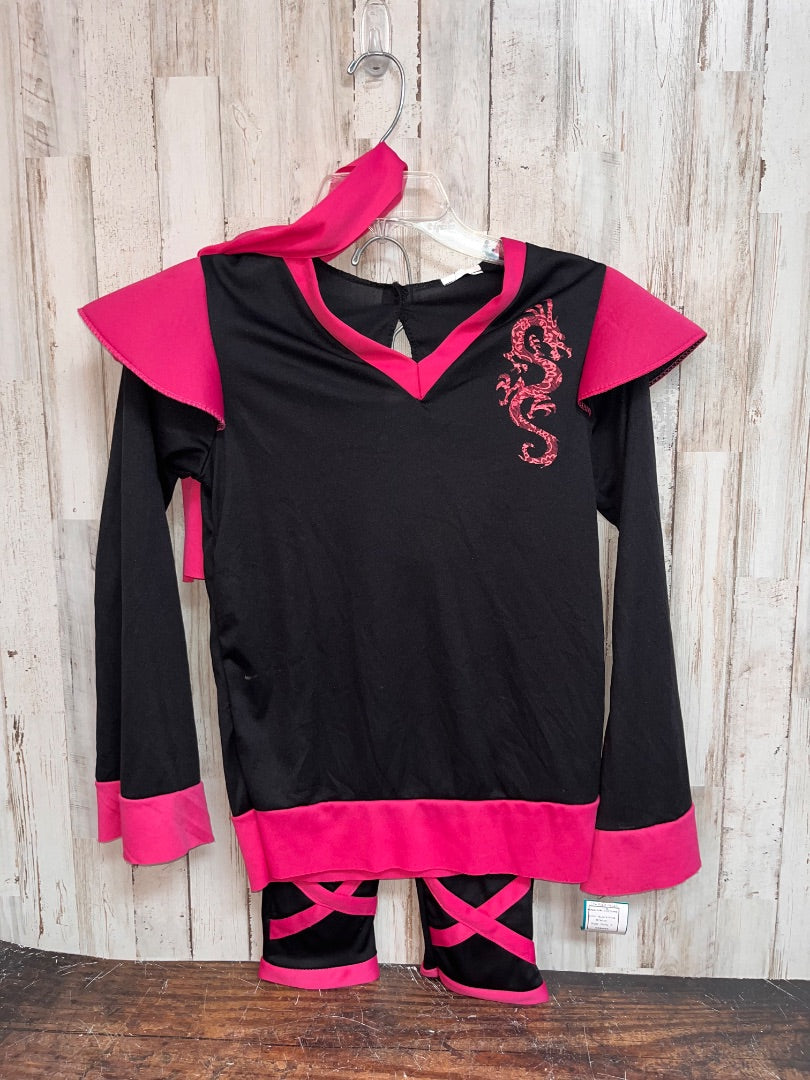 BLACK/PINK  NINJA GIRL COSTUME, GIRL 7