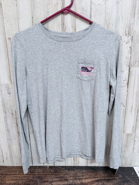 GREY VINEYARD VINES LOGO POCKET LONG SLEEVE, LADIES XS