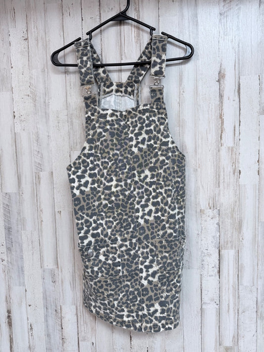 BROWN  LEOPARD OVERALL DRESS, LADIES S