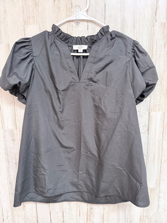 BLACK JODIFL PUFF SLEEVE BLOUSE, LADIES S