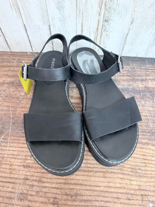 BLACK  CHUNKY SANDALS, SHOES A7.5