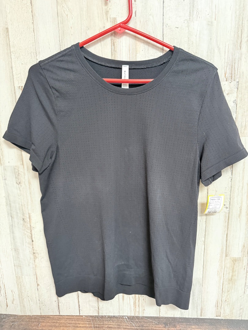 BLACK ATHLETA TECH TEE, LADIES M