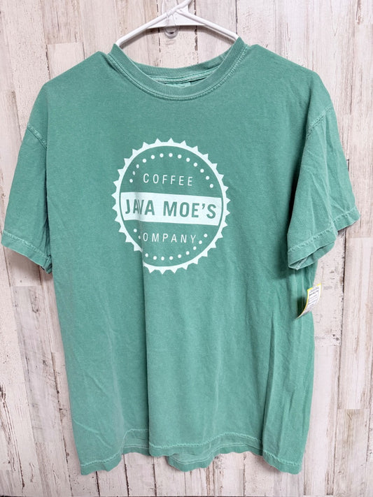 GREEN COMFORT COLORS JAVA MOES TEE, LADIES M