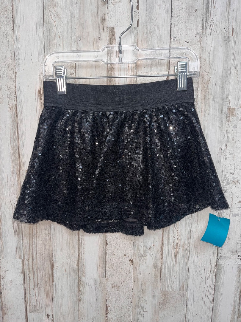 BLACK JUSTICE GLITTER SKORT, GIRL 6