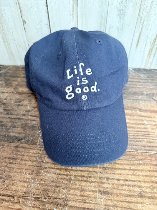NAVY LIFE IS GOOD NEW LOGO CAP, LADIES