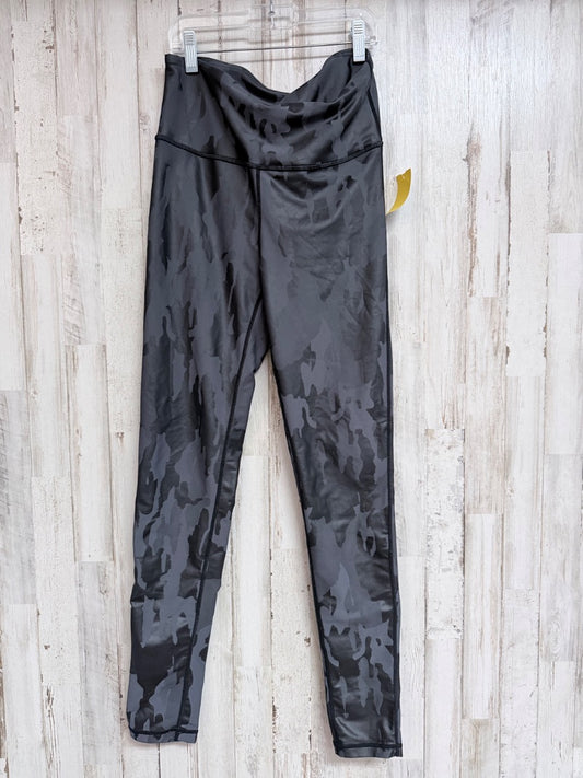 BLACK MONO B CAMO LEGGINGS, LADIES M