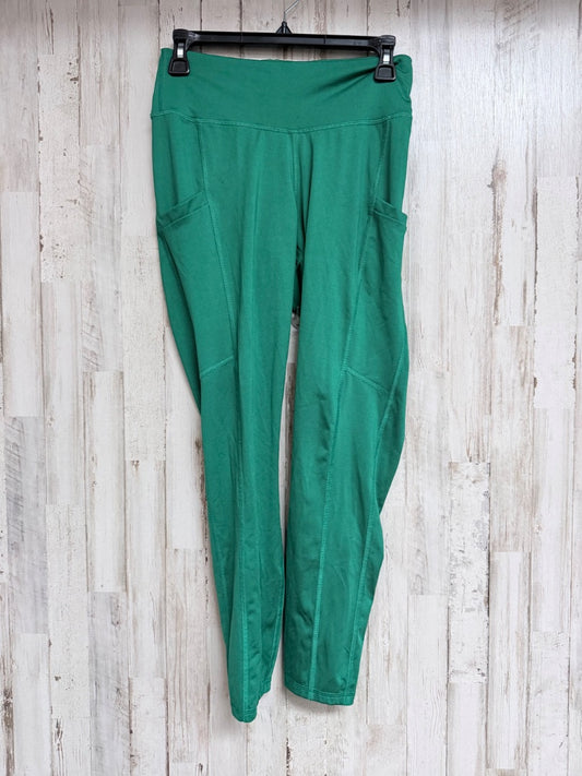 KELLY GREEN FABLETICS POCKET LEGGINGS, LADIES L