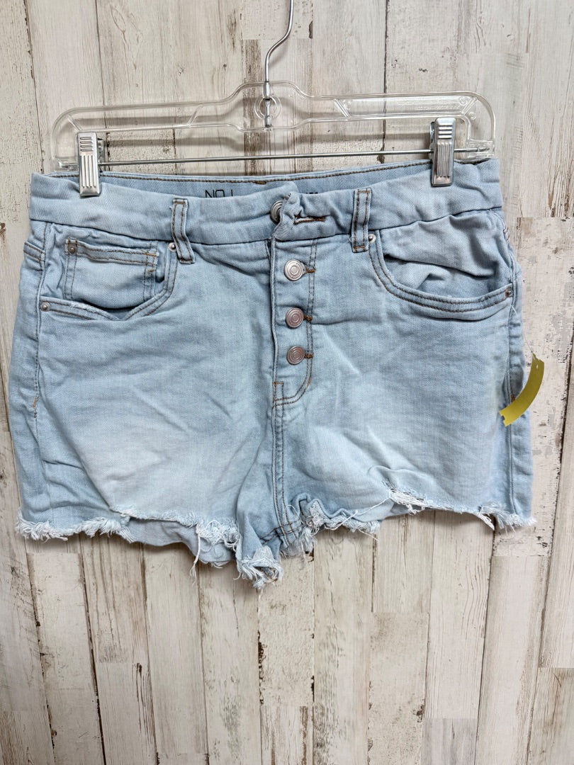 DENIM NO BOUNDARIES SZ11 FRAY SHORTS, LADIES L