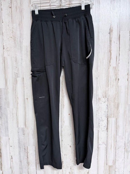 BLACK HEALING HANDS SCRUB BOTTOMS, LADIES XXS
