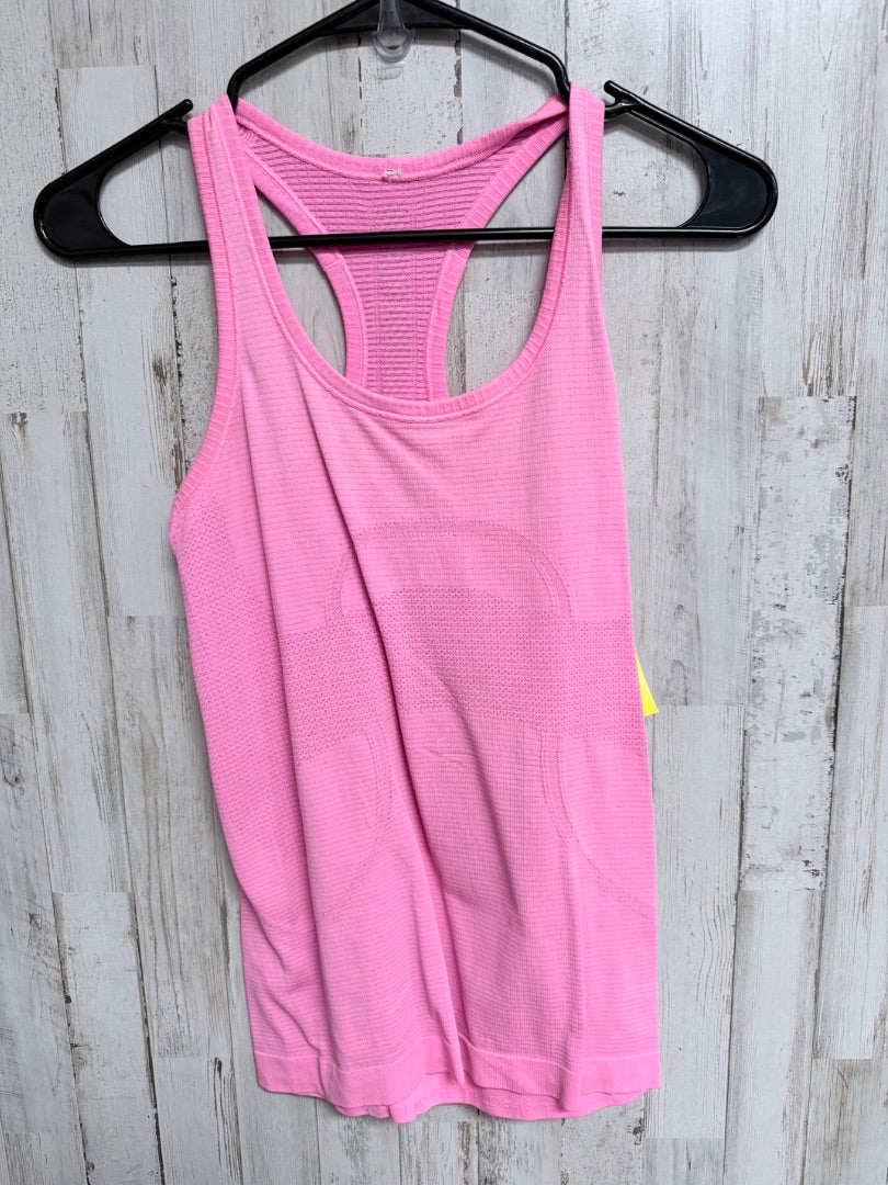 PINK LULULEMON HEATHERED TANK, LADIES S