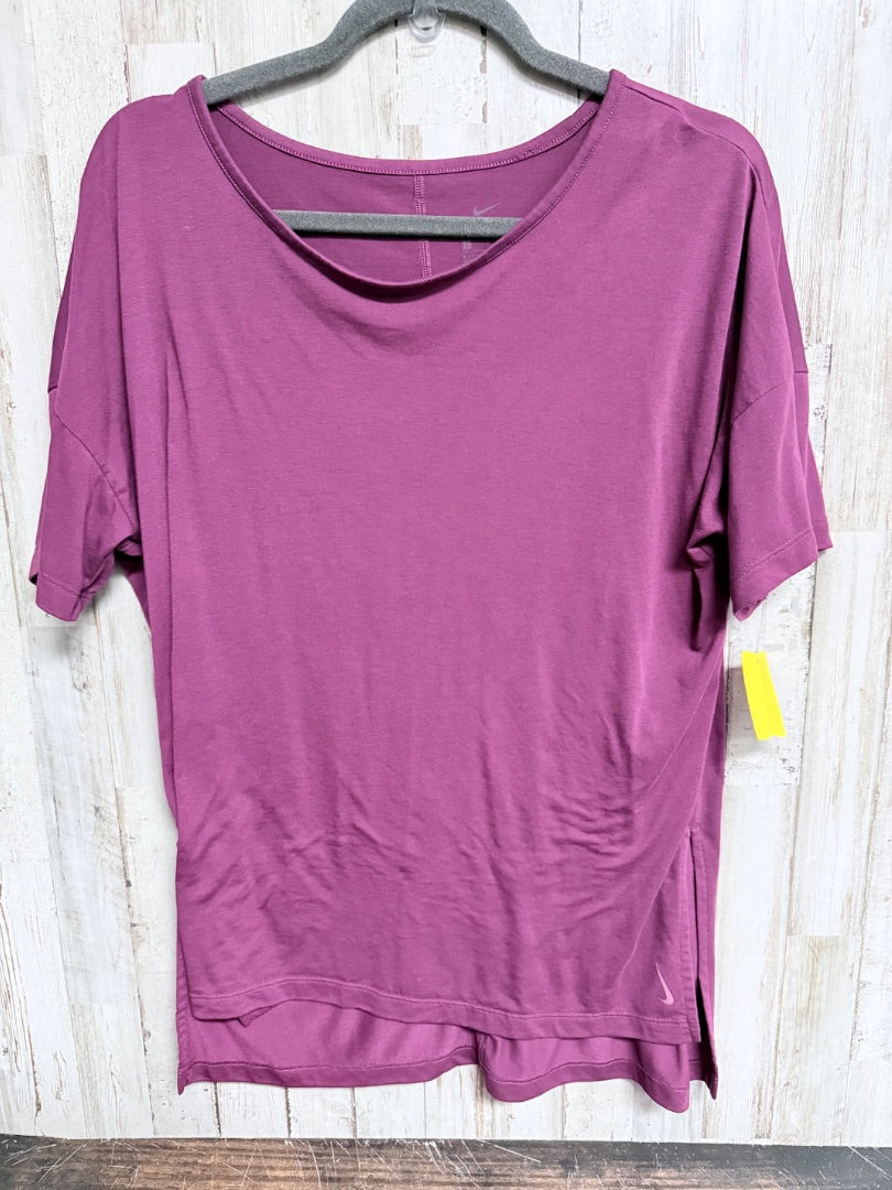 PURPLE NIKE SOFT ATHLETIC TEE, LADIES L
