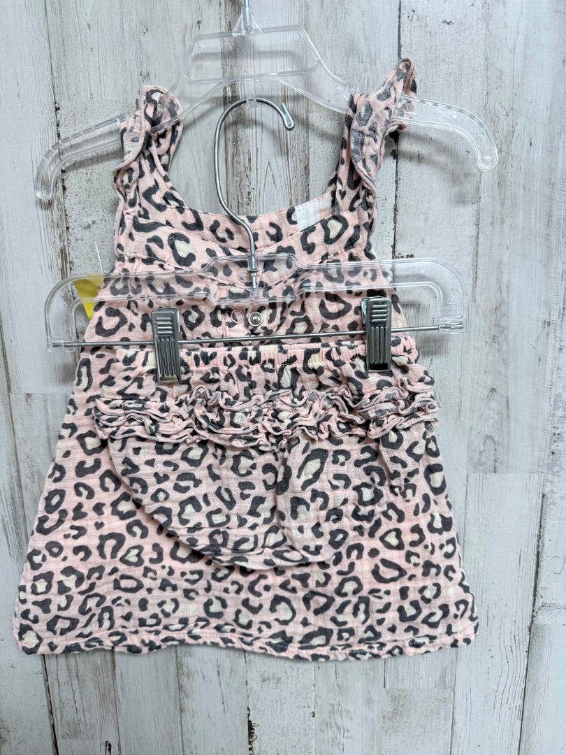 PINK ANGEL DEAR CHEETAH 2PC SET, GIRLS 6/12M