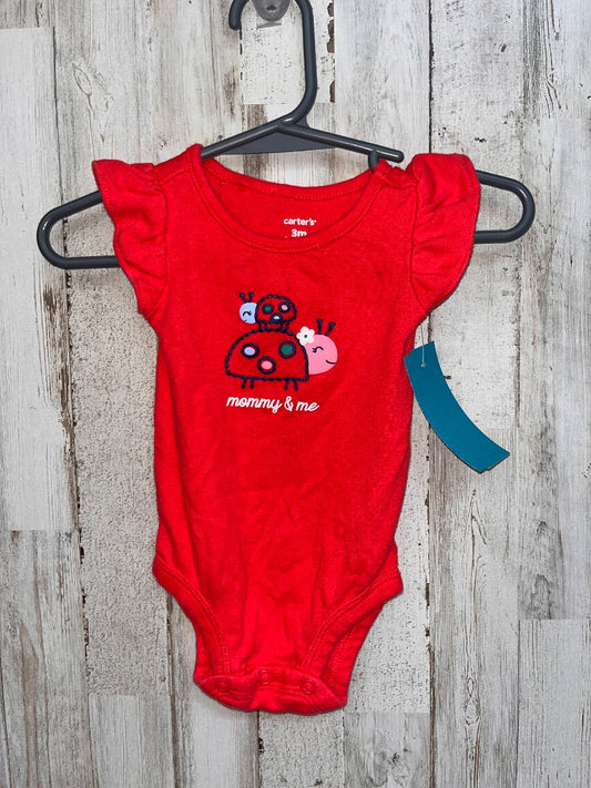 red carters GIRL'S 3m red ladybug onesie, GIRLS 3M
