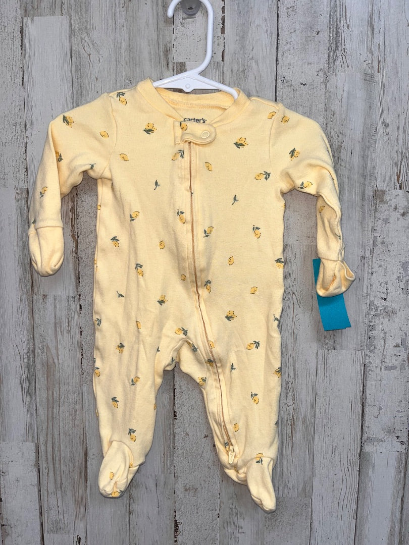 YELLOW CARTERS LEMON SLEEPER, GIRL 3M
