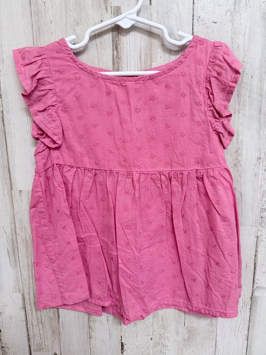 PINK JUMPING BEANS FLOWER TOP, GIRLS 4T