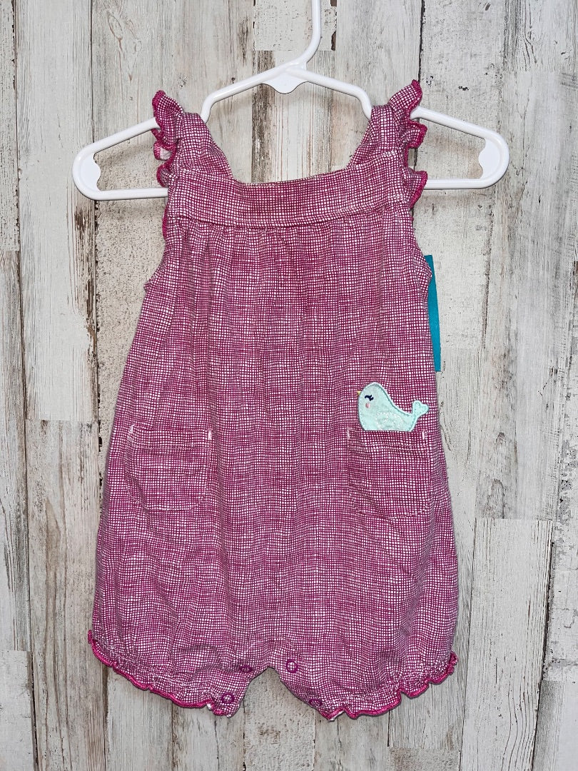 PLUM CARTERS Bird picket romper, GIRL 9M