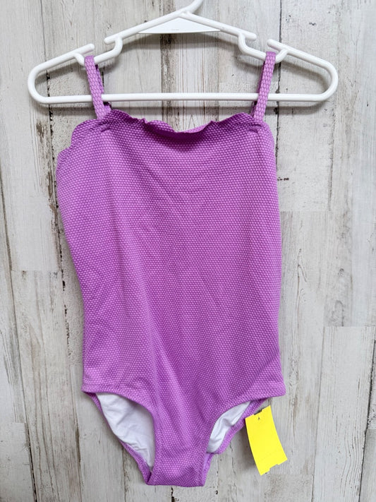 PURPLE OLD NAVY TEXTURED SWIM, GIRLS 4/5