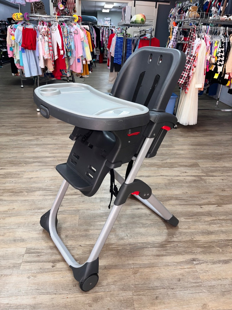 GREY GRACO HIGH CHAIR
