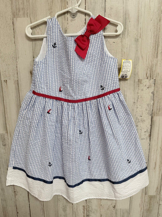 BLUE RARE EDITIONS SAILBOAT DRESS, GIRLS 5