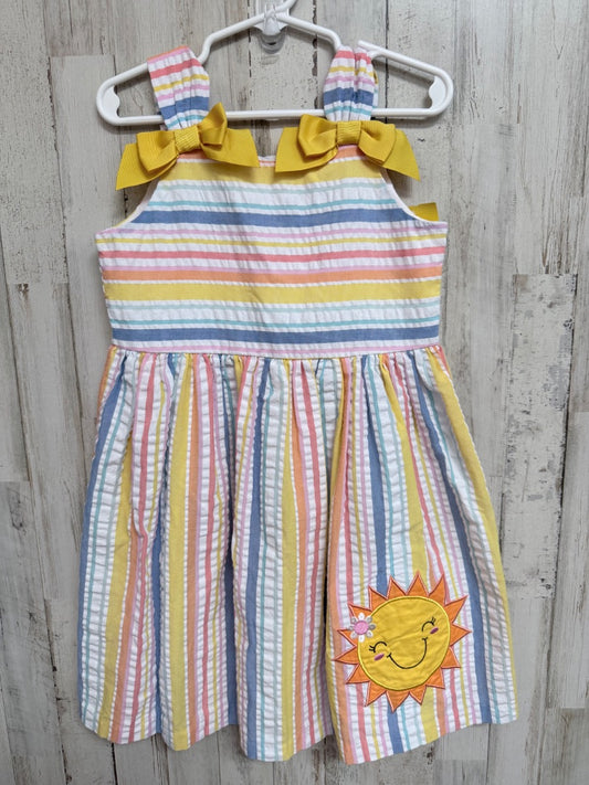 YELLOW RARE EDITIONS STRIPE SUN DRESS, GIRLS 5
