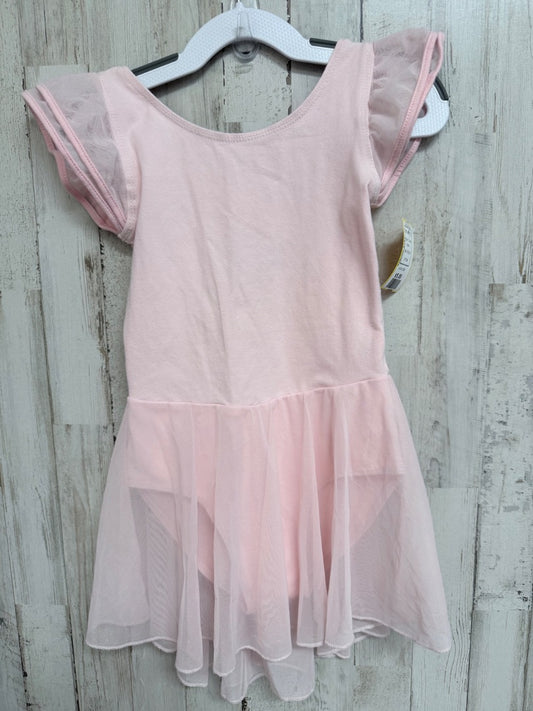 LT PINK  TUTU LEOTARD, GIRLS 6