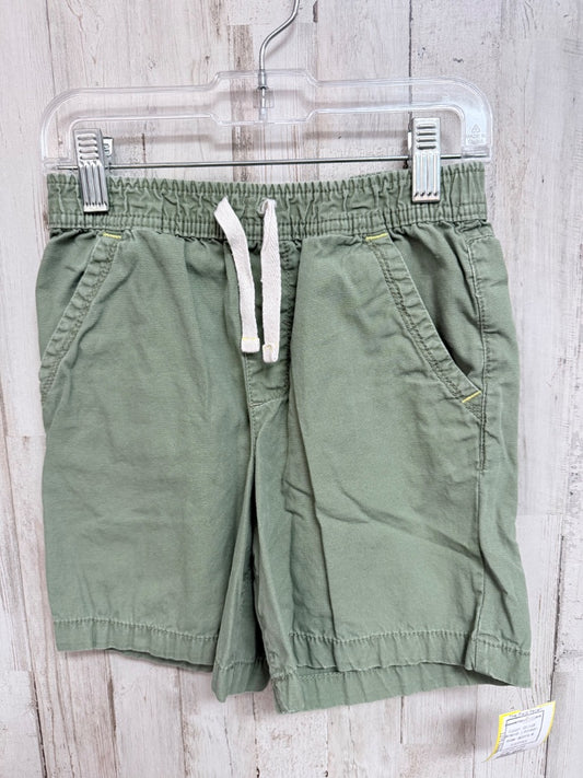 OLIVE J.KHAKI DRAWSTRING SHORTS, BOYS 6