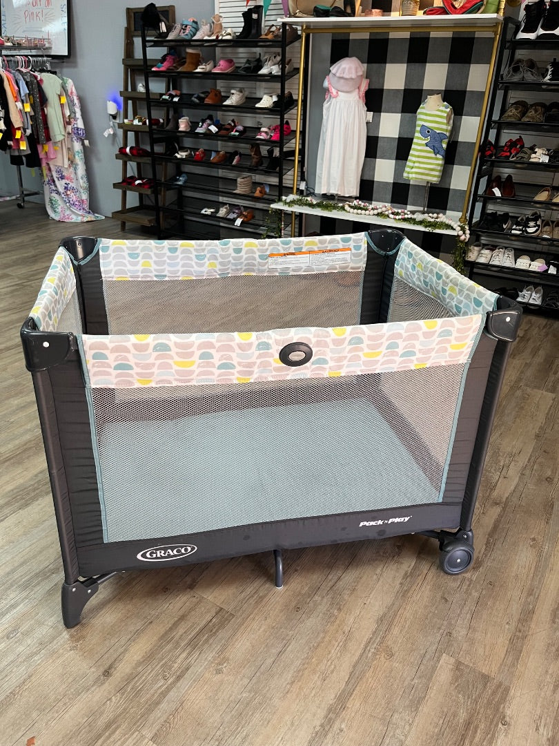 TEAL/GREY GRACO PACK N PLAY