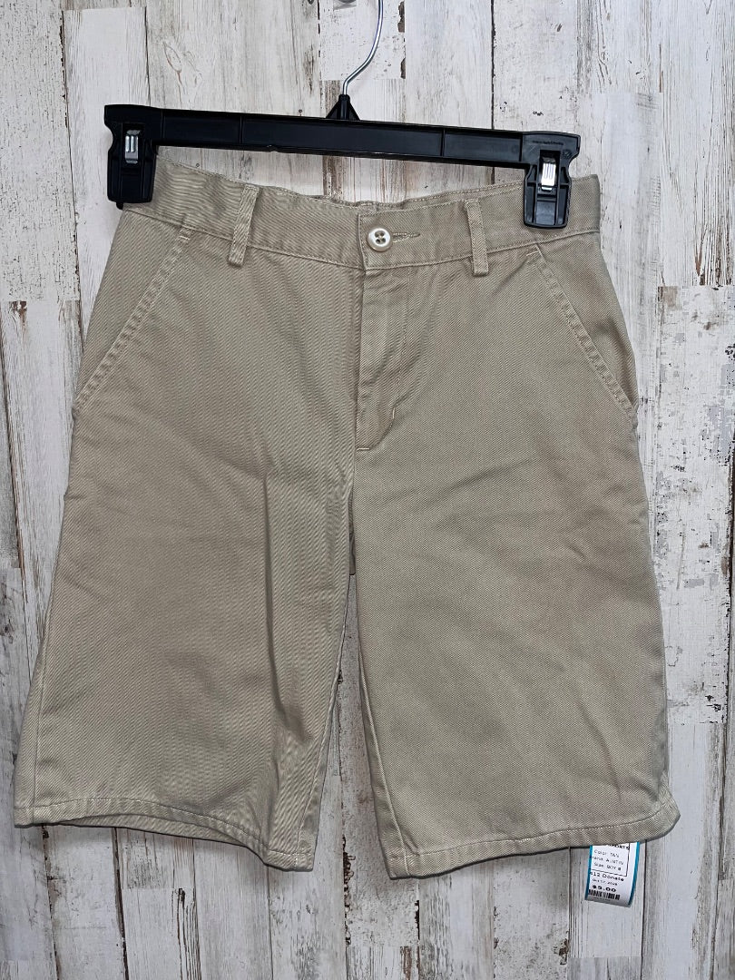 TAN AUSTIN KHAKI SHORTS, BOY 8