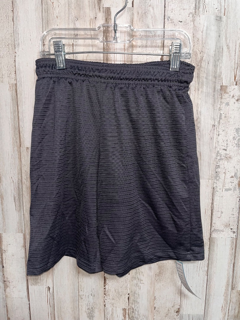 GREY BCG STRIPE DRY FIT SHORTS, BOY 10/12
