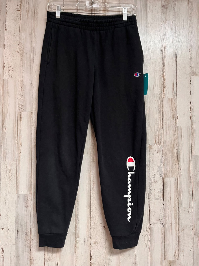 BLACK CHAMPION LOGO JOGGERS, BOY ADULT L