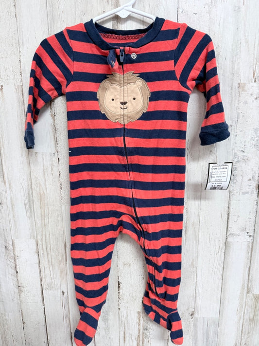 ORANGE/NAVY CHILD OF MINE LION SLEEPER, BOYS 6/9M