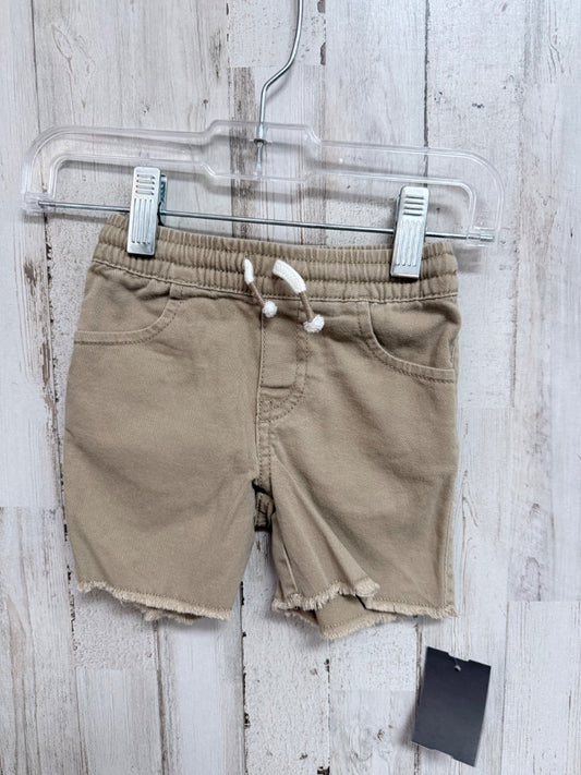 KHAKI OKIE DOKIE FRAY SHORTS, BOYS 9M