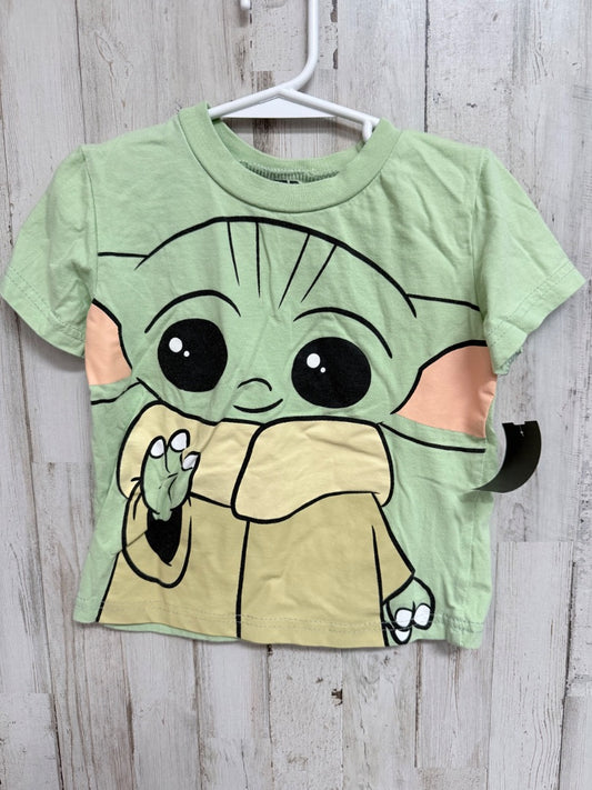 GREEN STAR WARS BABY YODA TEE, BOYS 24M