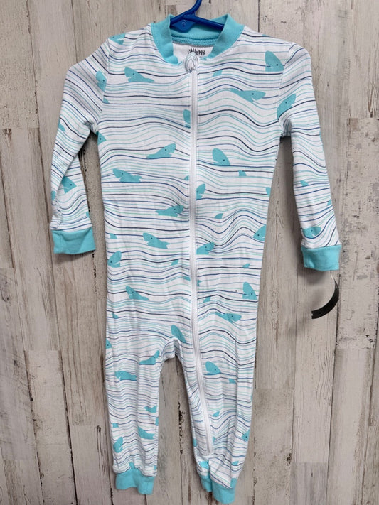 WHITE LITTLE ME WHALE SLEEPER, BOYS 24M