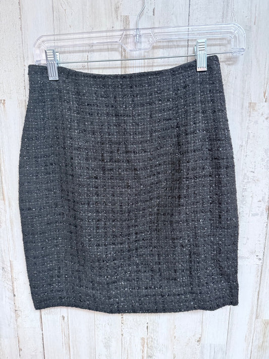 BLACK ANN TAYLOR SZ2 KNIT SKIRT, LADIES S