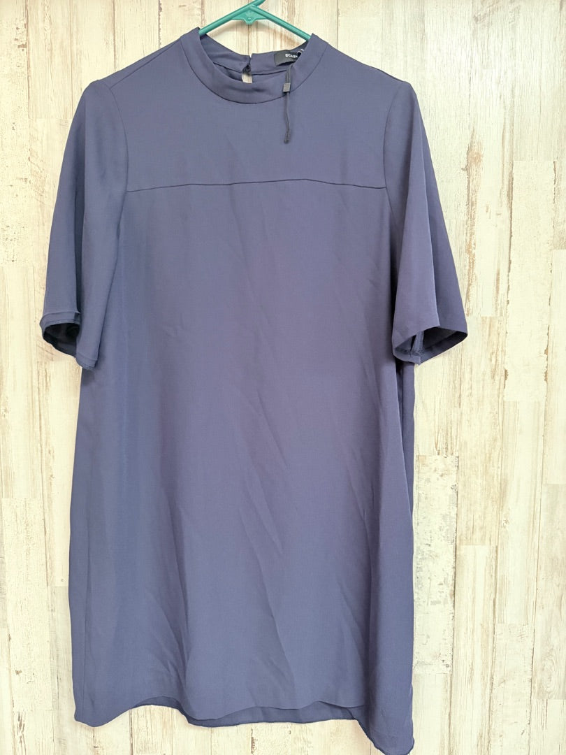 NAVY BCBG MAXAZRIA SHEER DRESS, LADIES S