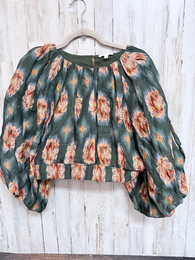 OLIVE A LOVE A PUFF SLEEVE PRINT TOP, LADIES M