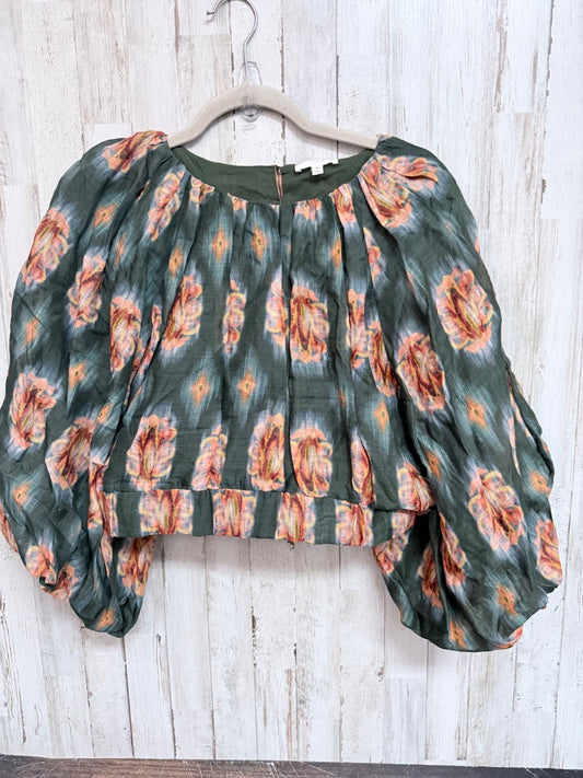 OLIVE A LOVE A PUFF SLEEVE PRINT TOP, LADIES M