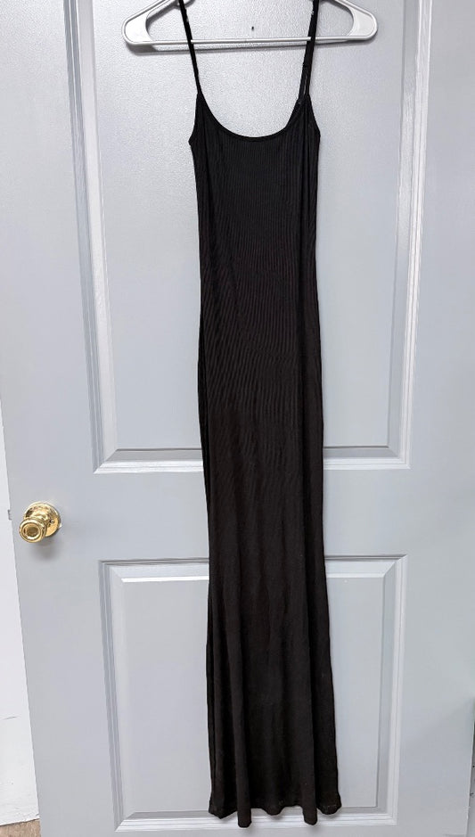 BLACK SKIMS RIBBED MAXI, LADIES S
