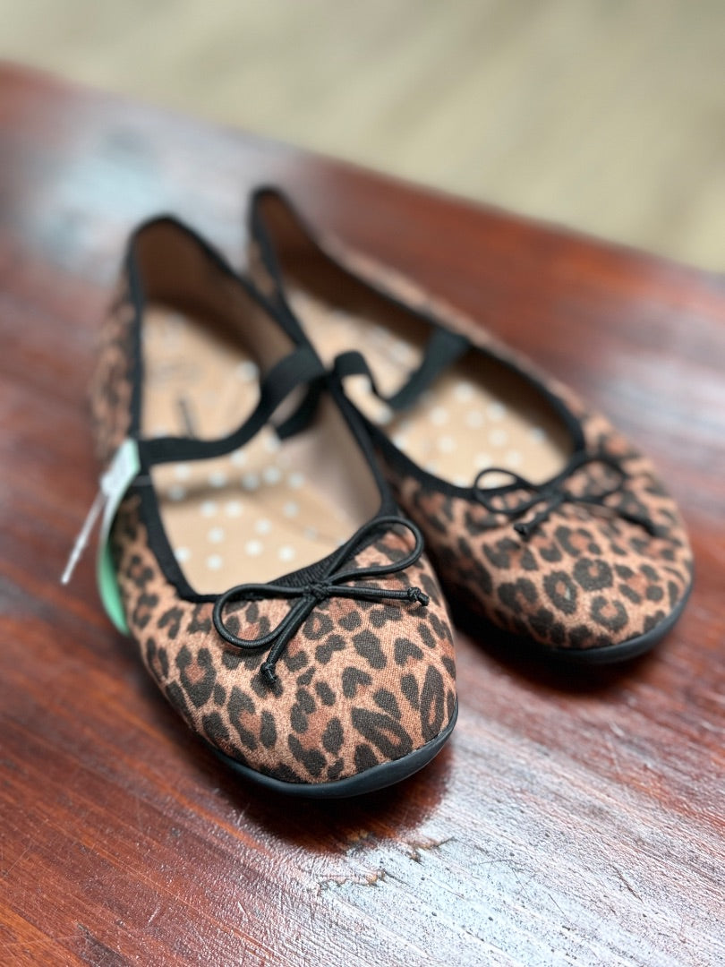BROWN WONDER NATION CHEETAH FLATS, SHOES 13