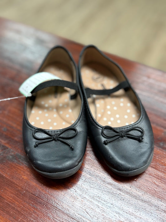 BLACK WONDER NATION BOW FLATS, SHOES 13