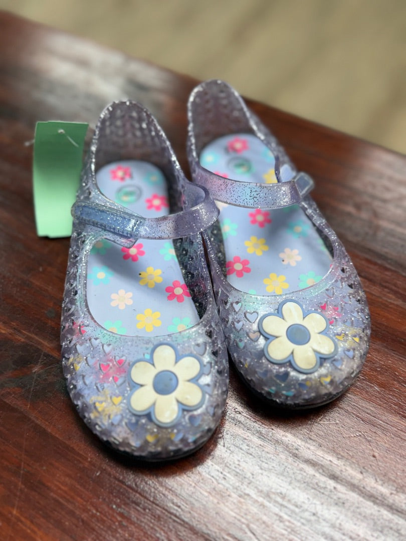 BLUE WONDER NATION JELLY FLATS, SHOES 12